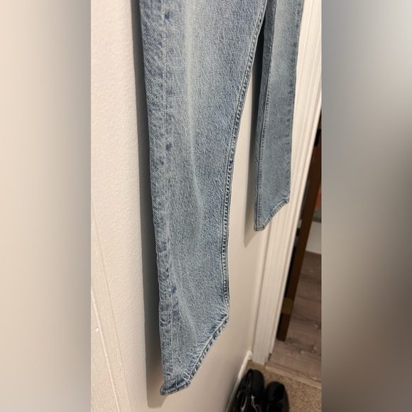 Agolde Riley High Rise Straight Crop Jeans - Picture 6 of 15